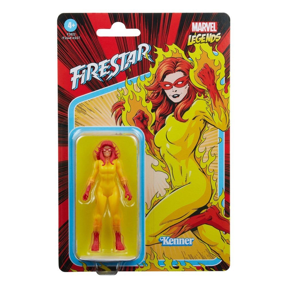 MARVEL LEGENDS RETRO COLLECTION FIRESTAR ACTION FIGURE HASBRO