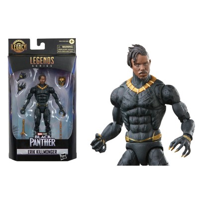 HASBRO MARVEL LEGENDS LEGACY BLACK PANTHER KILLMONGER ACTION FIGURE