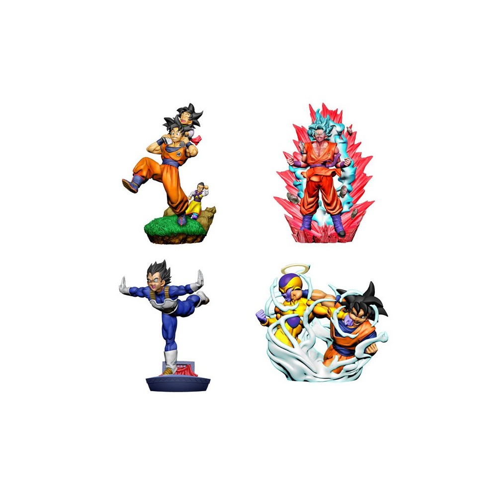 MEGAHOUSE DRAGON BALL SUPER DRACAP TRASCENDENCE BOX SET OF 4 MINI FIGURE
