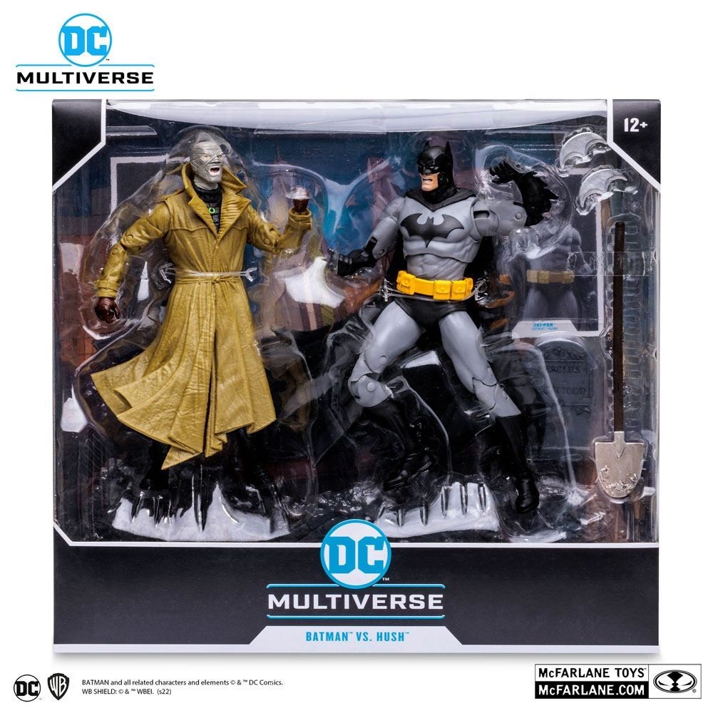 MC FARLANE DC MULTIVERSE BATMAN VS HUSH BIPACK ACTION FIGURES