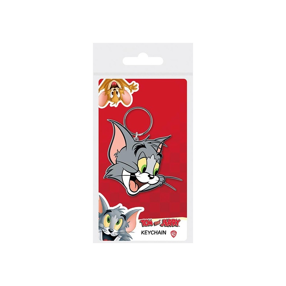 PYRAMID INTERNATIONAL TOM AND JERRY - TOM RUBBER KEYCHAIN
