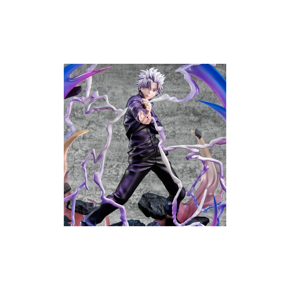 MEGAHOUSE JUJUTSU KAISEN SATORU GOJO MURASAKI STATUA