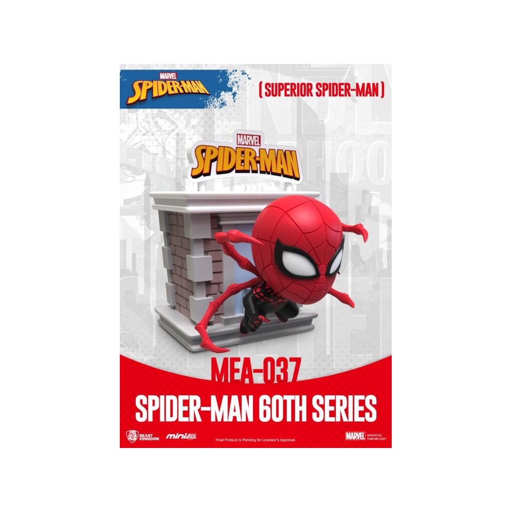 MARVEL COMICS SPIDER-MAN 60TH ANN. SET EGG ATTACK ACTION FIGURE BEAST KINGDOM