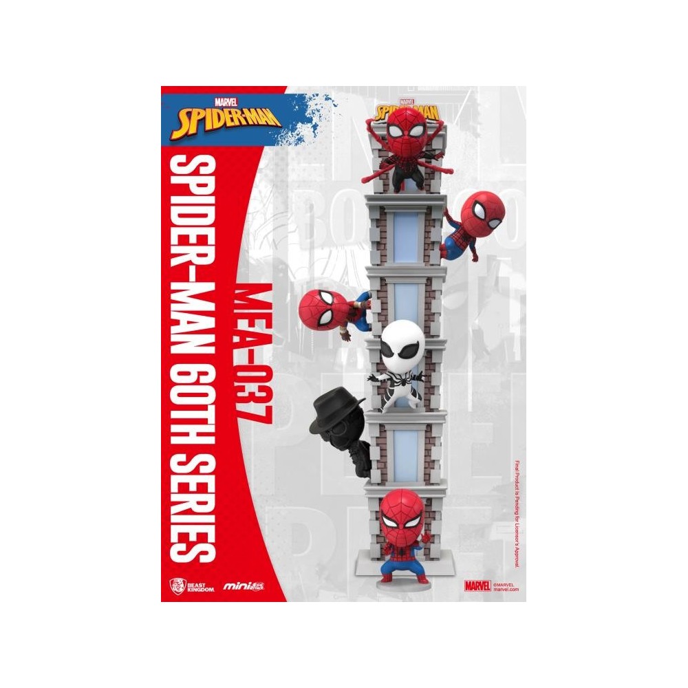 MARVEL COMICS SPIDER-MAN 60TH ANN. SET EGG ATTACK ACTION FIGURE BEAST KINGDOM