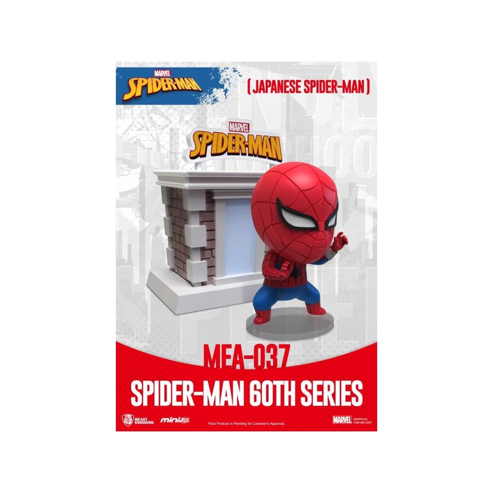 MARVEL COMICS SPIDER-MAN 60TH ANN. SET EGG ATTACK ACTION FIGURE BEAST KINGDOM