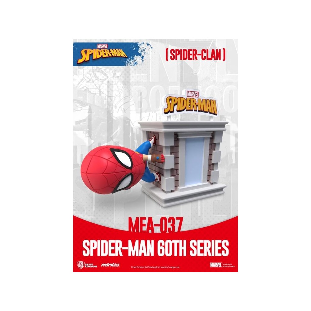 MARVEL COMICS SPIDER-MAN 60TH ANN. SET EGG ATTACK ACTION FIGURE BEAST KINGDOM