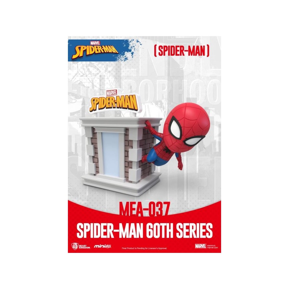 MARVEL COMICS SPIDER-MAN 60TH ANN. SET EGG ATTACK ACTION FIGURE BEAST KINGDOM