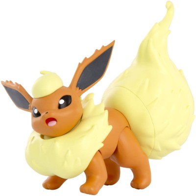 JAZWARES POKEMON BATTLE FIGURE PACK FLAREON ACTION FIGURE