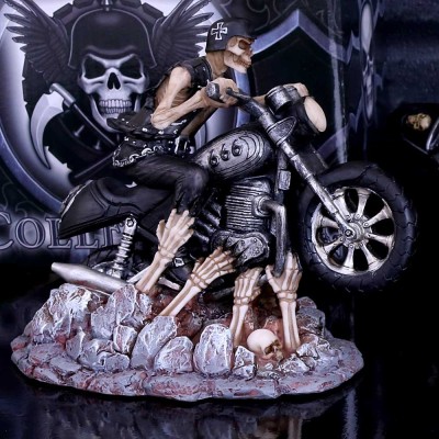 RIDE OUT OF HELL IN RESINA STATUA FIGURE NEMESIS NOW