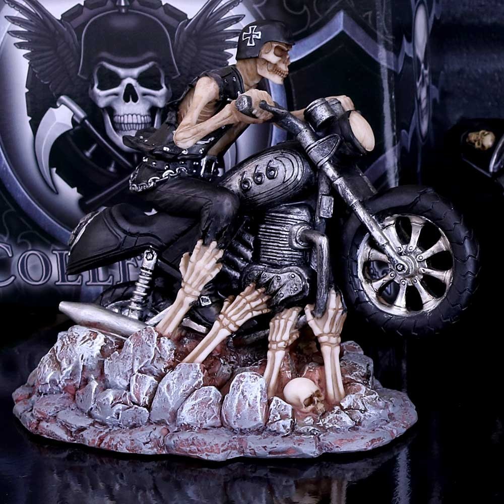 RIDE OUT OF HELL IN RESINA STATUA FIGURE NEMESIS NOW