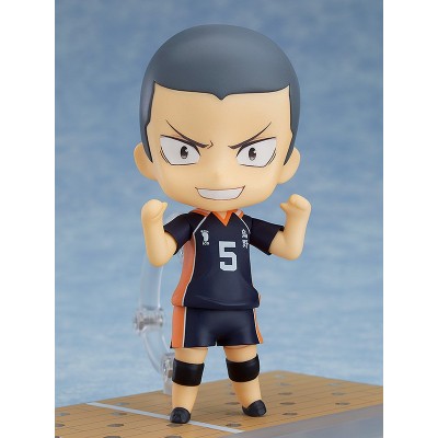 HAIKYU RYUNOZUKE TANAKA NENDOROID ACTION FIGURE ORANGE ROUGE