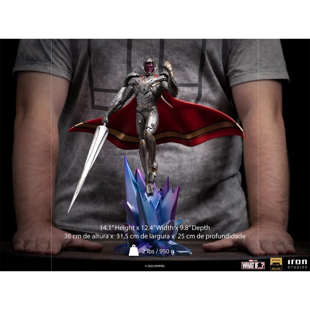 IRON STUDIOS WHAT IF...? INFINITY ULTRON BDS ART SCALE DELUXE 1/10 STATUE FIGURE