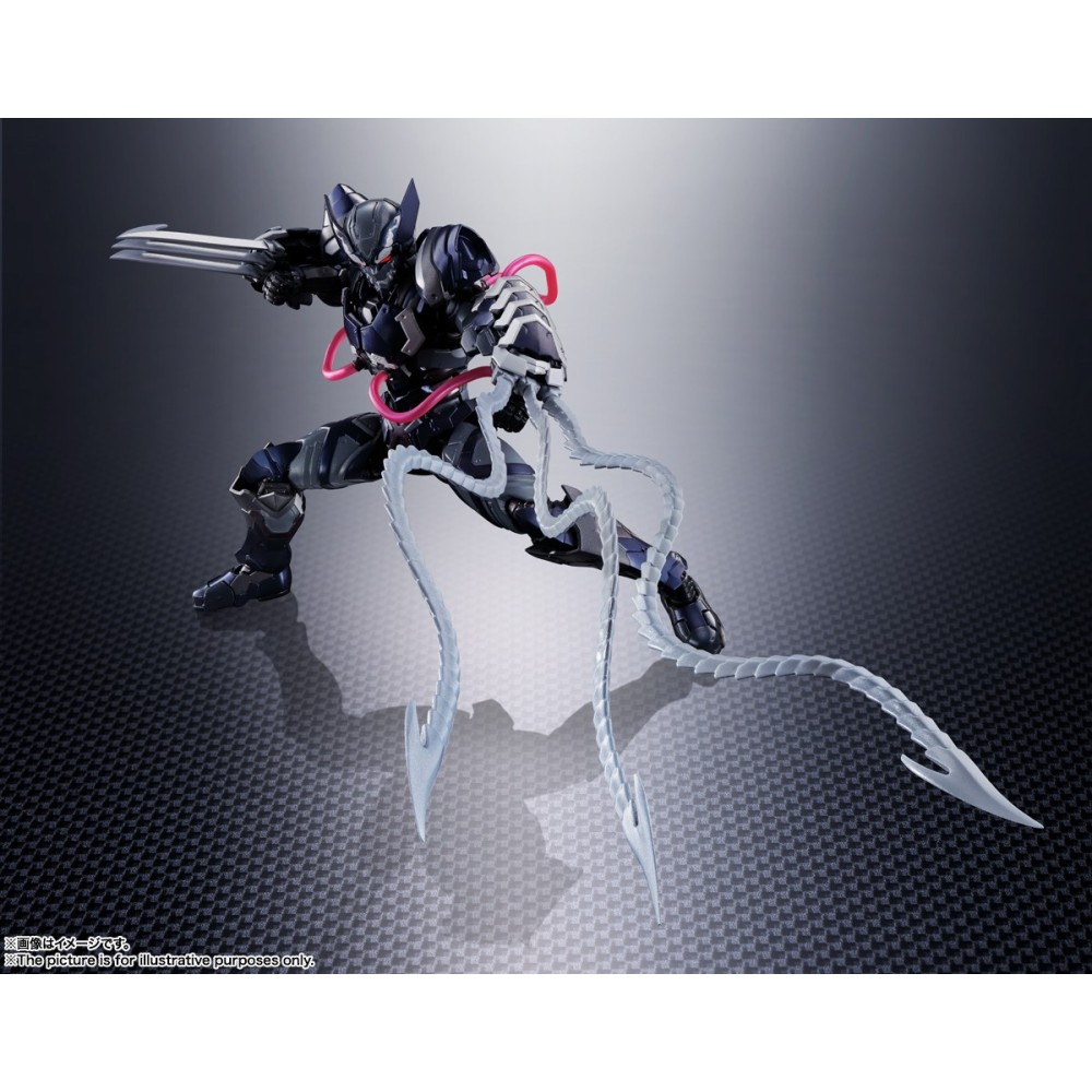TECH-ON AVENGERS VENOM SYMBIOTE WOLVERINE S.H. FIGUARTS ACTION FIGURE BANDAI