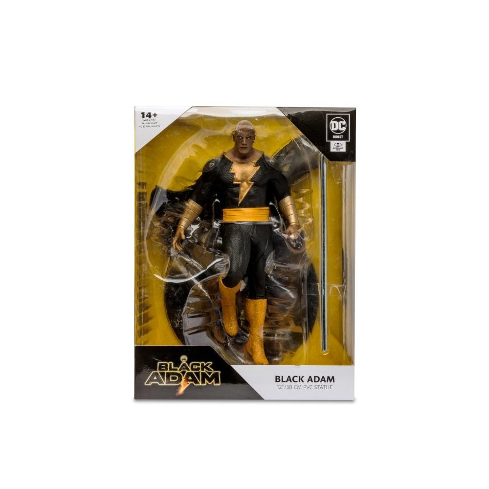 MC FARLANE DC MOVIE BLACK ADAM JIM LEE STATUE FIGURE