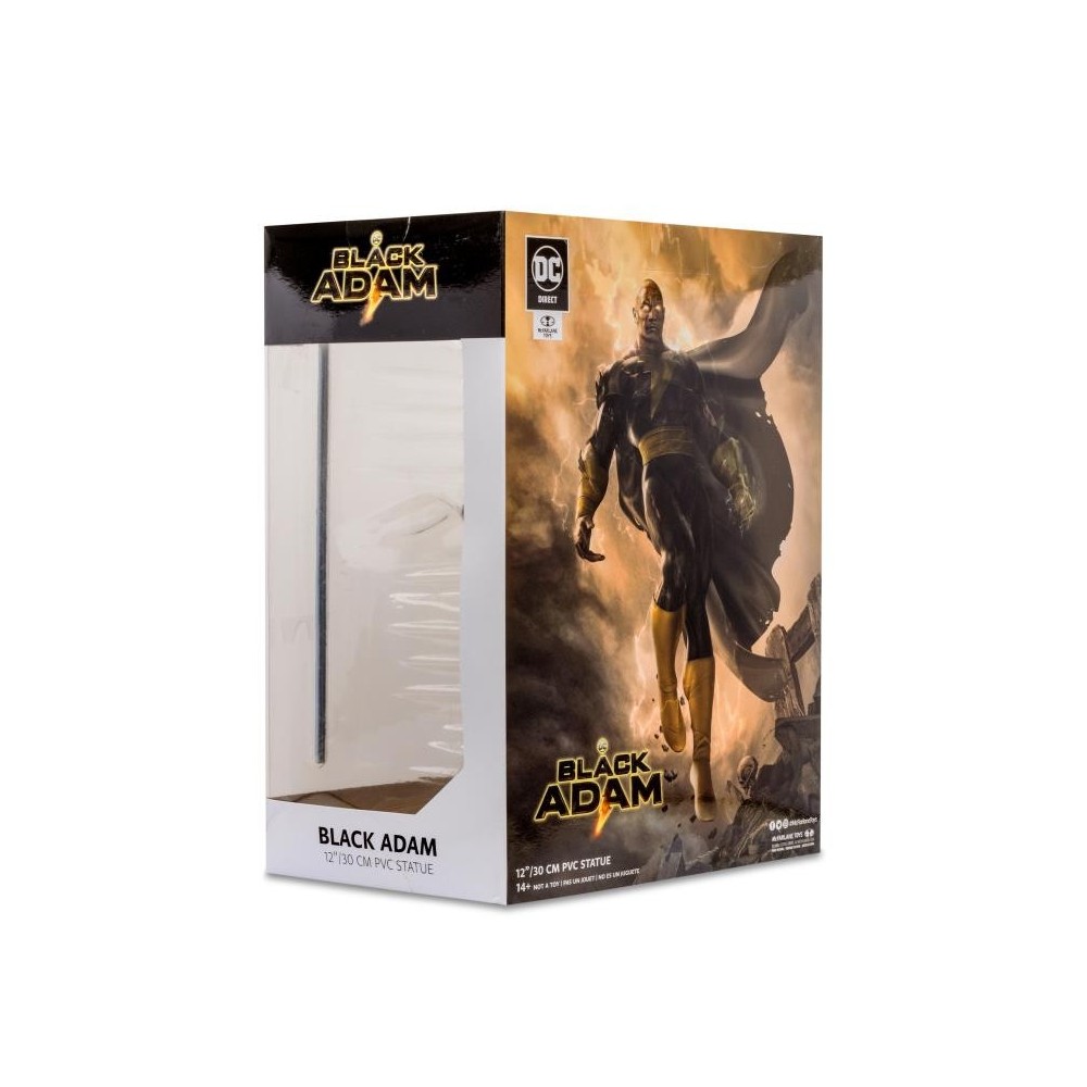 MC FARLANE DC MOVIE BLACK ADAM JIM LEE STATUE FIGURE