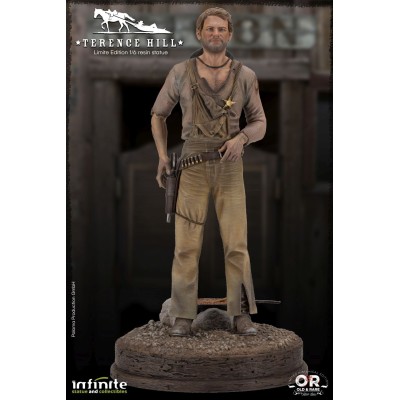 INFINITE STATUE TERENCE HILL TRINITA STATUE 32 CM 1/6 OLD AND RARE RESIN FIGURE