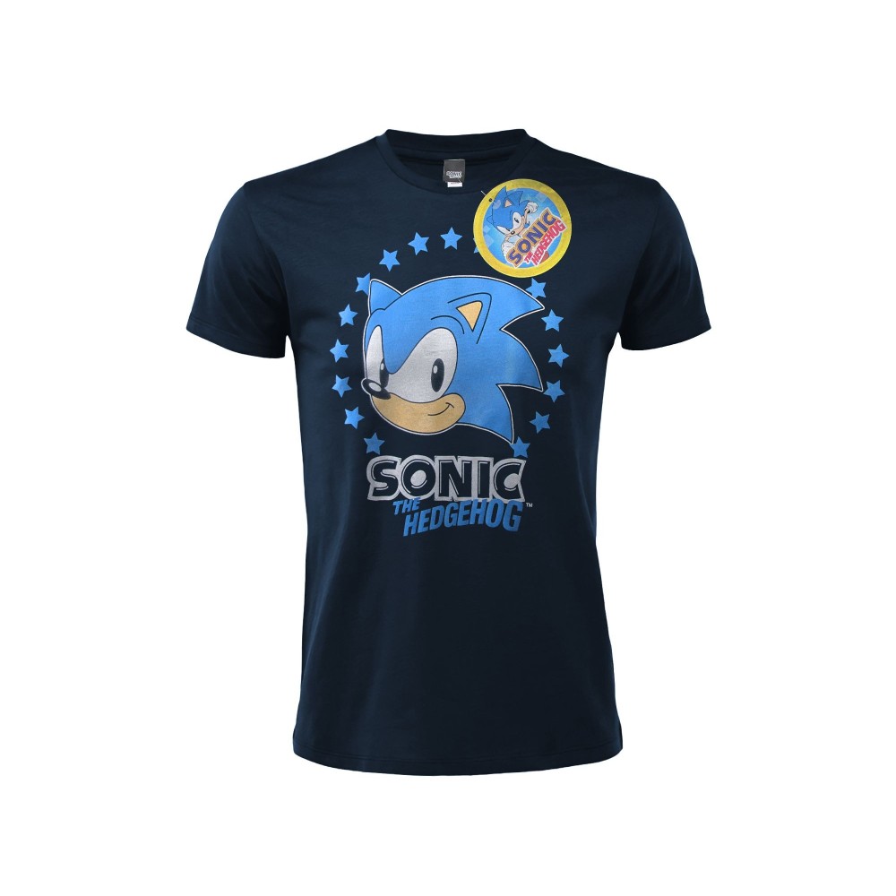 T SHIRT SONIC THE HEDGEHOG BLUE