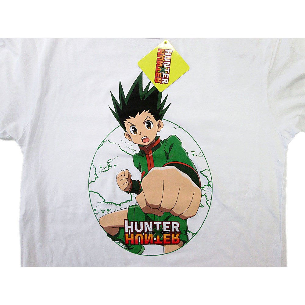 T SHIRT HUNTER X HUNTER GON WHITE