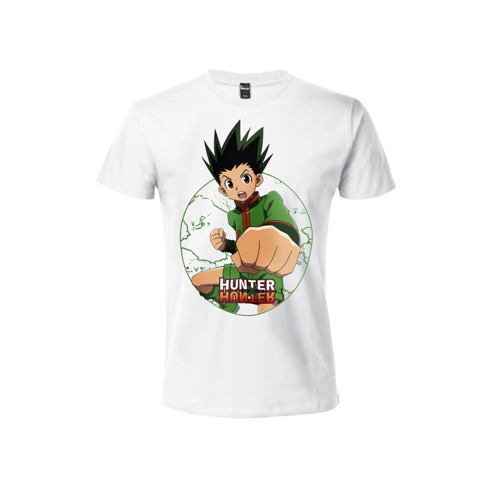 T SHIRT HUNTER X HUNTER GON WHITE
