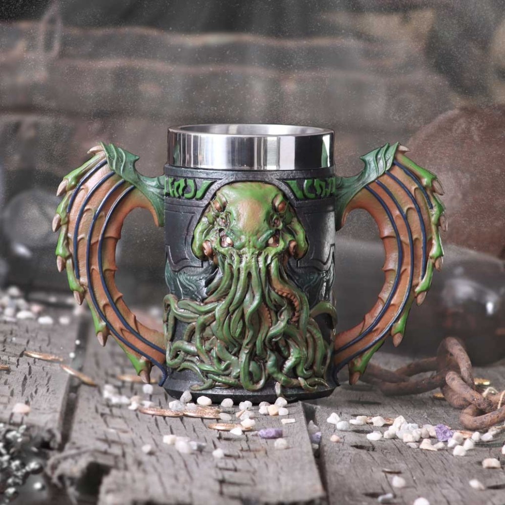 CTHULHU TANKARD BOCCALE RESINA NEMESIS NOW