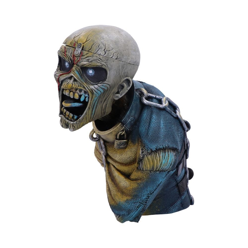 IRON MAIDEN PIECE OF MIND EDDIE BUST BOX FIGURE NEMESIS NOW