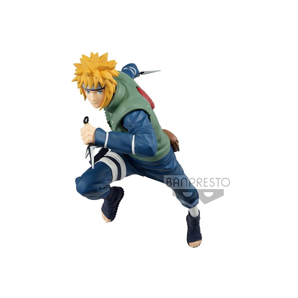 BANPRESTO NARUTO SHIPPUDEN NAMIKAZE MINATO STATUE FIGURE