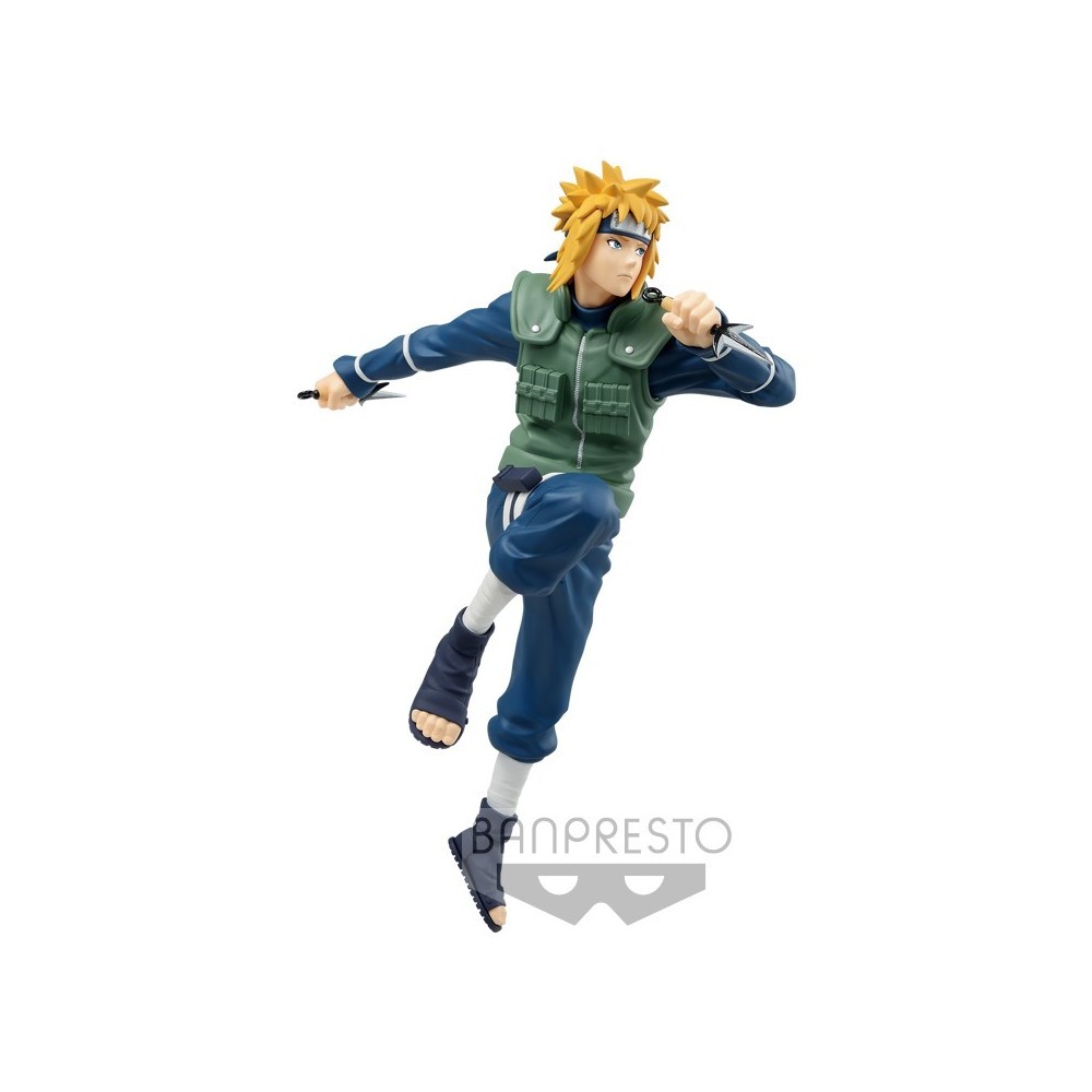 BANPRESTO NARUTO SHIPPUDEN NAMIKAZE MINATO STATUE FIGURE