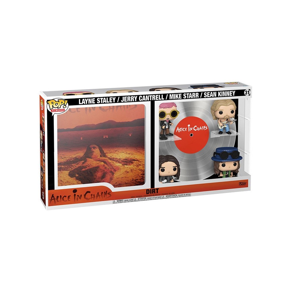 FUNKO FUNKO POP! ALICE IN CHAINS DIRT ALBUM DELUXE 4-PACK BOBBLE HEAD KNOCKER FIGURE