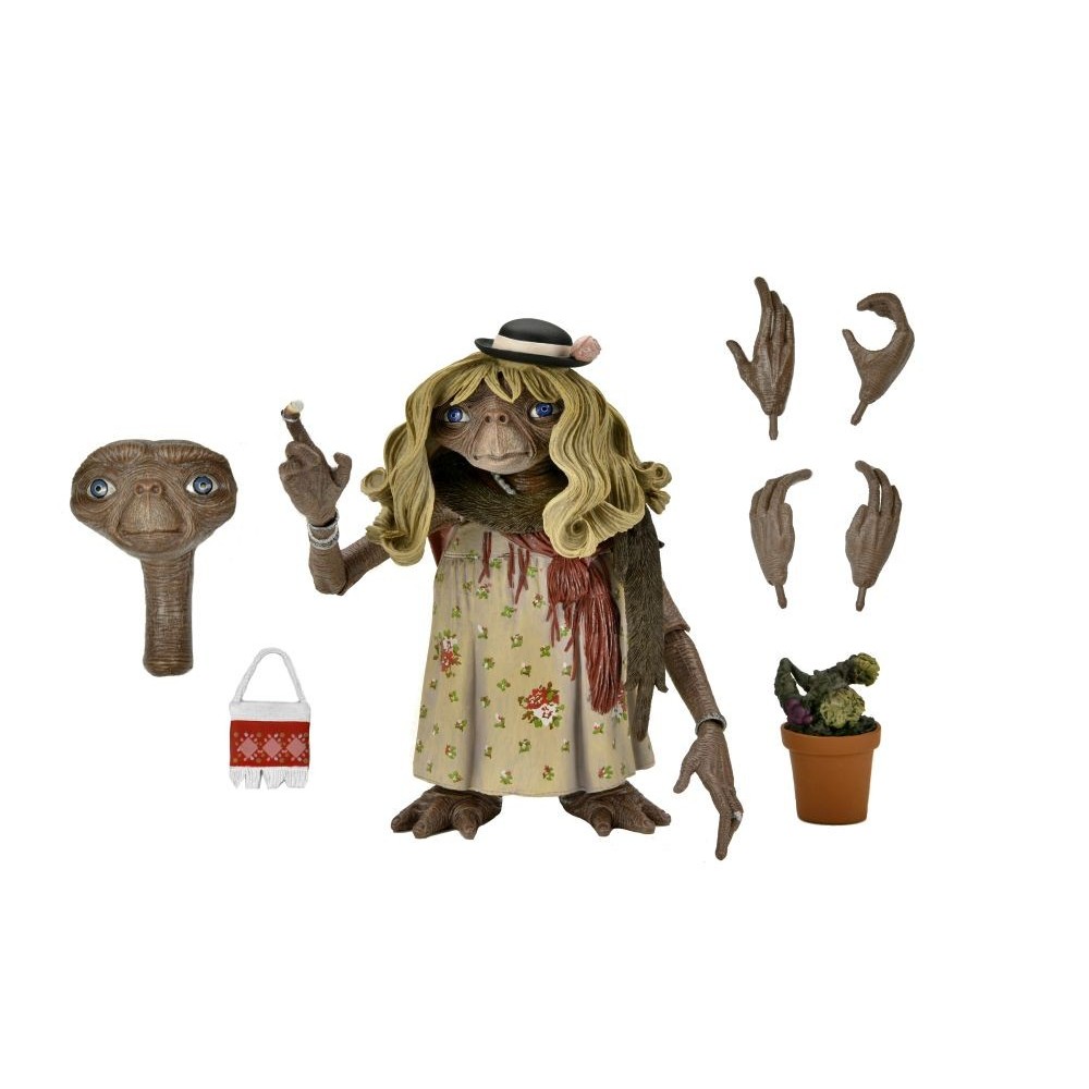NECA E.T. L'EXTRATERRESTRE 40TH ANNIVERSARY DRESS-UP ULTIMATE ACTION FIGURE