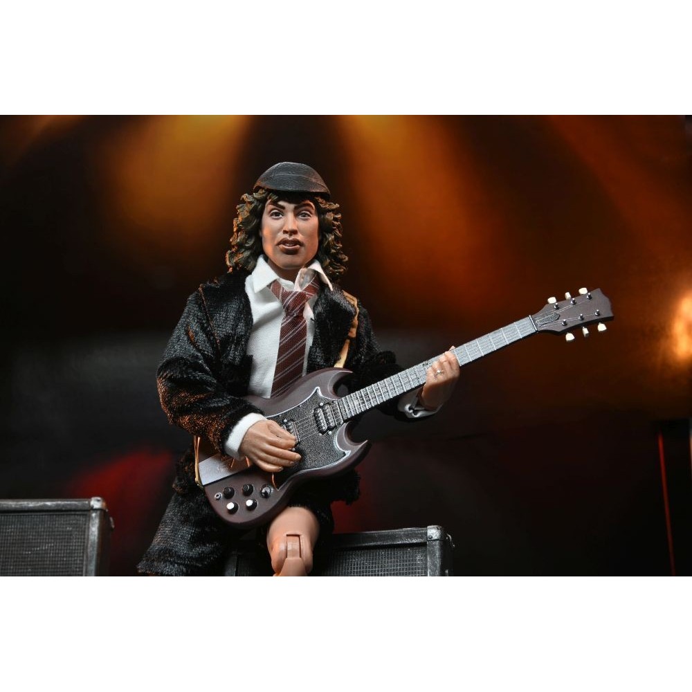 NECA AC/DC ANGUS YOUNG HIGHWAY TO HELL CLOTHED ACTION FIGURE