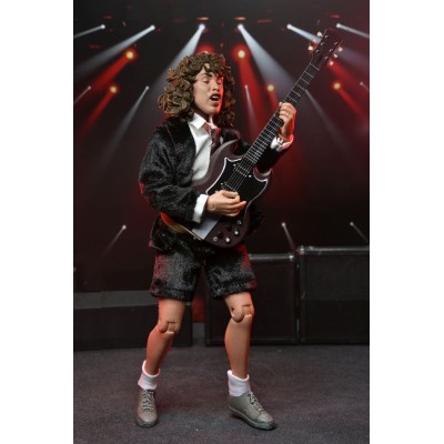 NECA AC/DC ANGUS YOUNG HIGHWAY TO HELL CLOTHED ACTION FIGURE