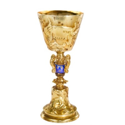 NOBLE COLLECTIONS HARRY POTTER ALBUS SILENTE DUMBLEDORE CUP COPPA REPLICA 27 CM