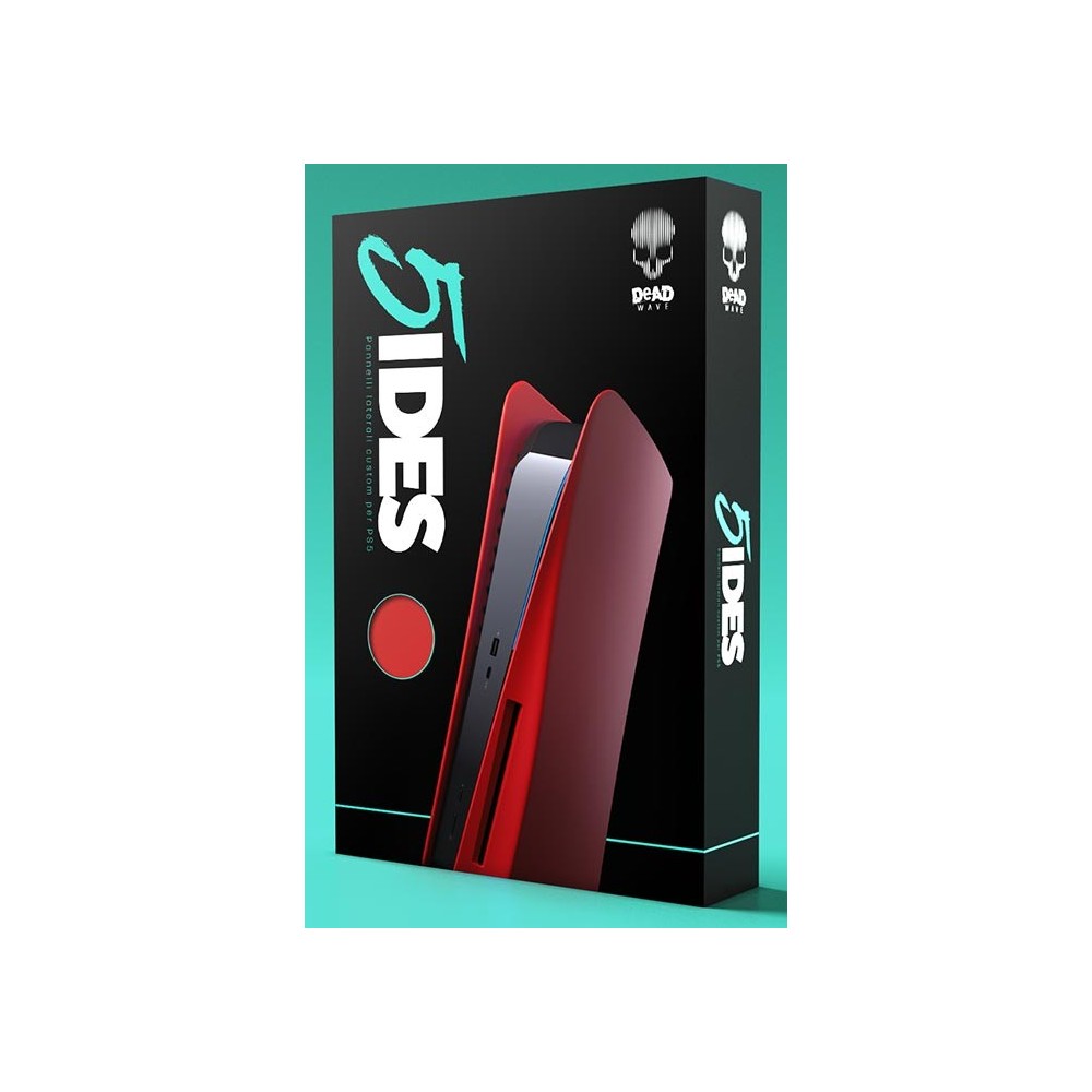 5IDES PANNELLI LATERALI CUSTOM PS5 ROSSI