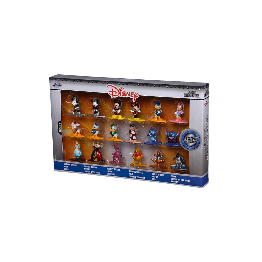 DISNEY SERIES 1 NANO METALFIG 18X METAL DIECAST MINI FIGURES SET COLLECTION JADA TOYS