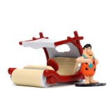 THE FLINTSTONES FRED FLINTSTONE AND FLINTMOBILE 1/32 DIE CAST MODEL JADA TOYS