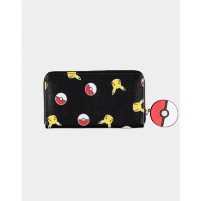 POKEMON PIKACHU GIRL ZIP WALLET PORTAFOGLIO DIFUZED