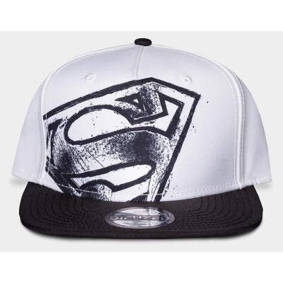 BIOWORLD BASEBALL CAP SUPERMAN WHITE