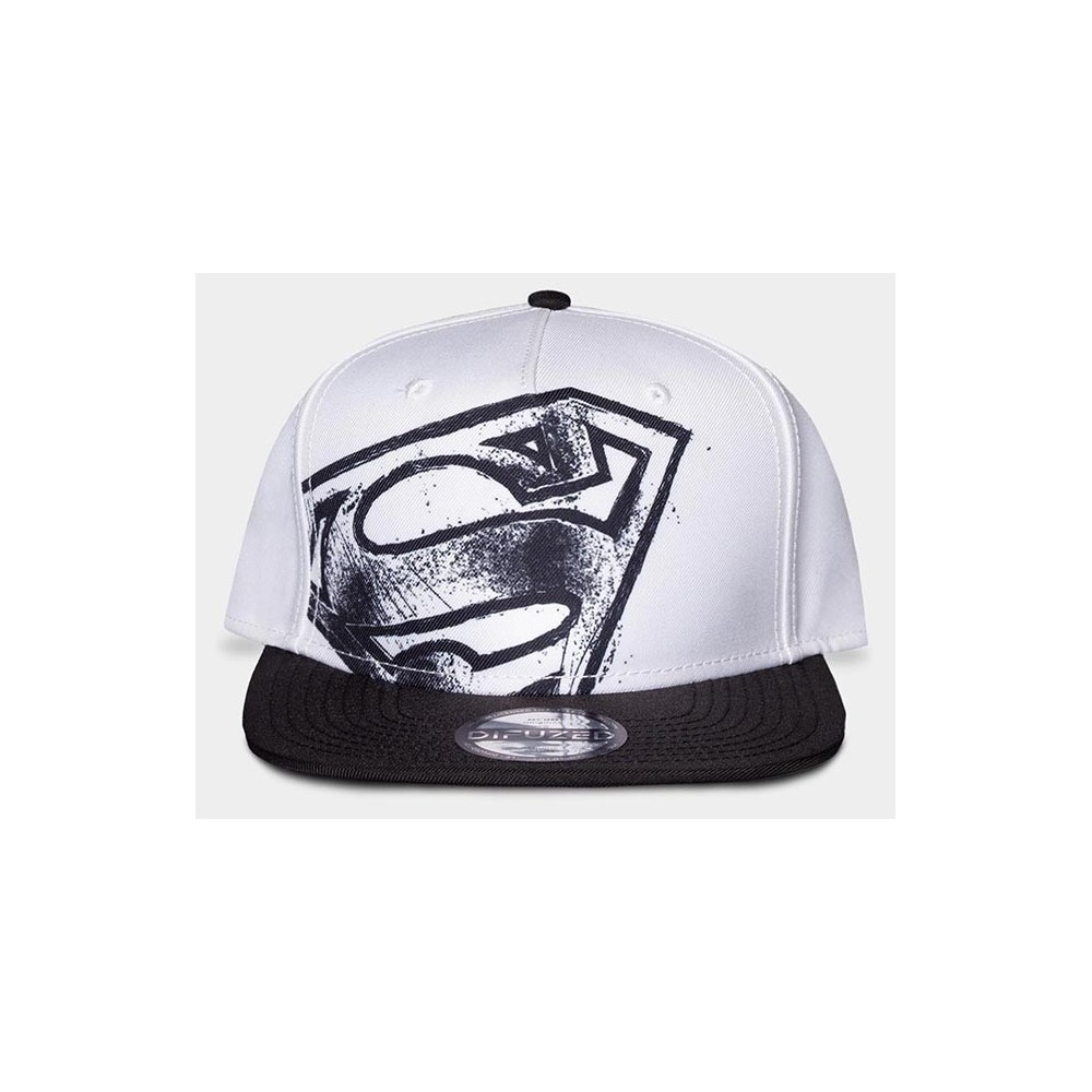 CAPPELLO BASEBALL CAP SUPERMAN BIANCO BIOWORLD