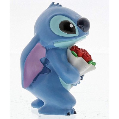 ENESCO LILO AND STITCH STITCH ROSES STATUE FIGURE