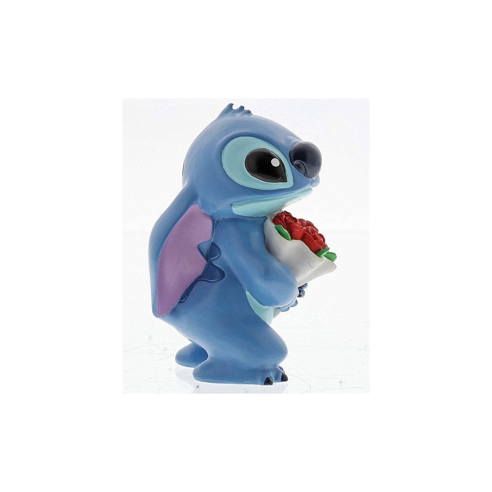 ENESCO LILO AND STITCH STITCH ROSES STATUE FIGURE