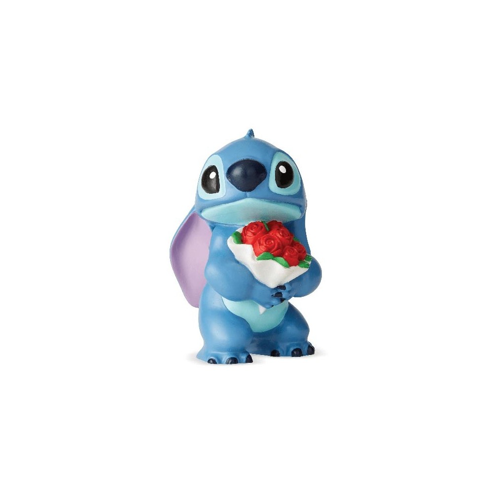 ENESCO LILO AND STITCH STITCH ROSES STATUE FIGURE