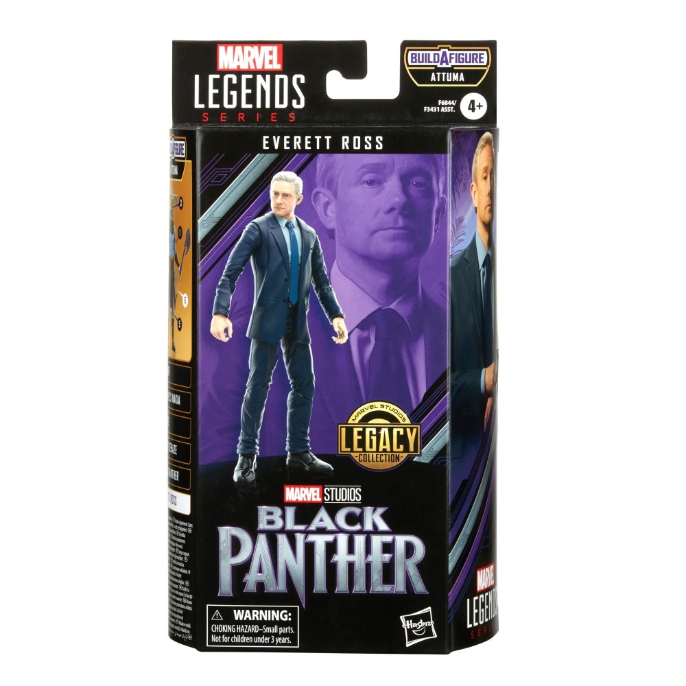 MARVEL LEGENDS BLACK PANTHER EVERETT ROSS ACTION FIGURE HASBRO