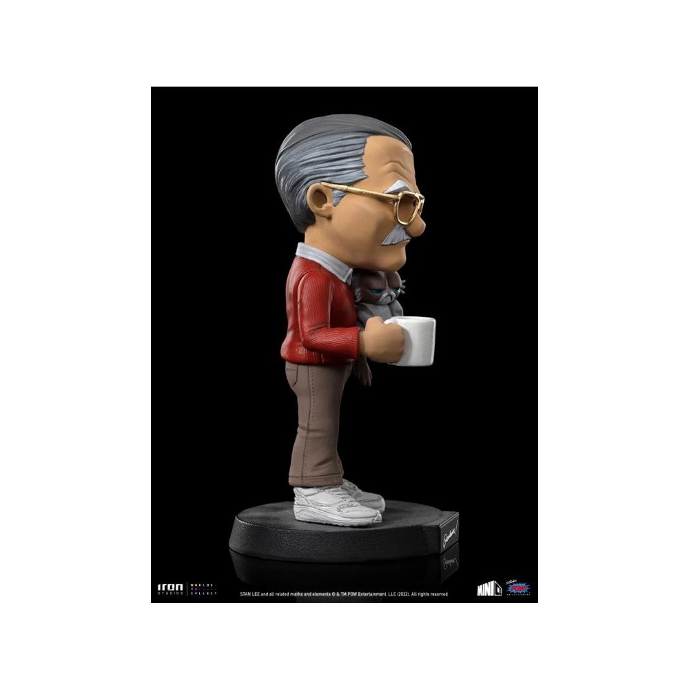 STAN LEE AND GRUMPY CAT MINICO FIGURE STATUA IRON STUDIOS