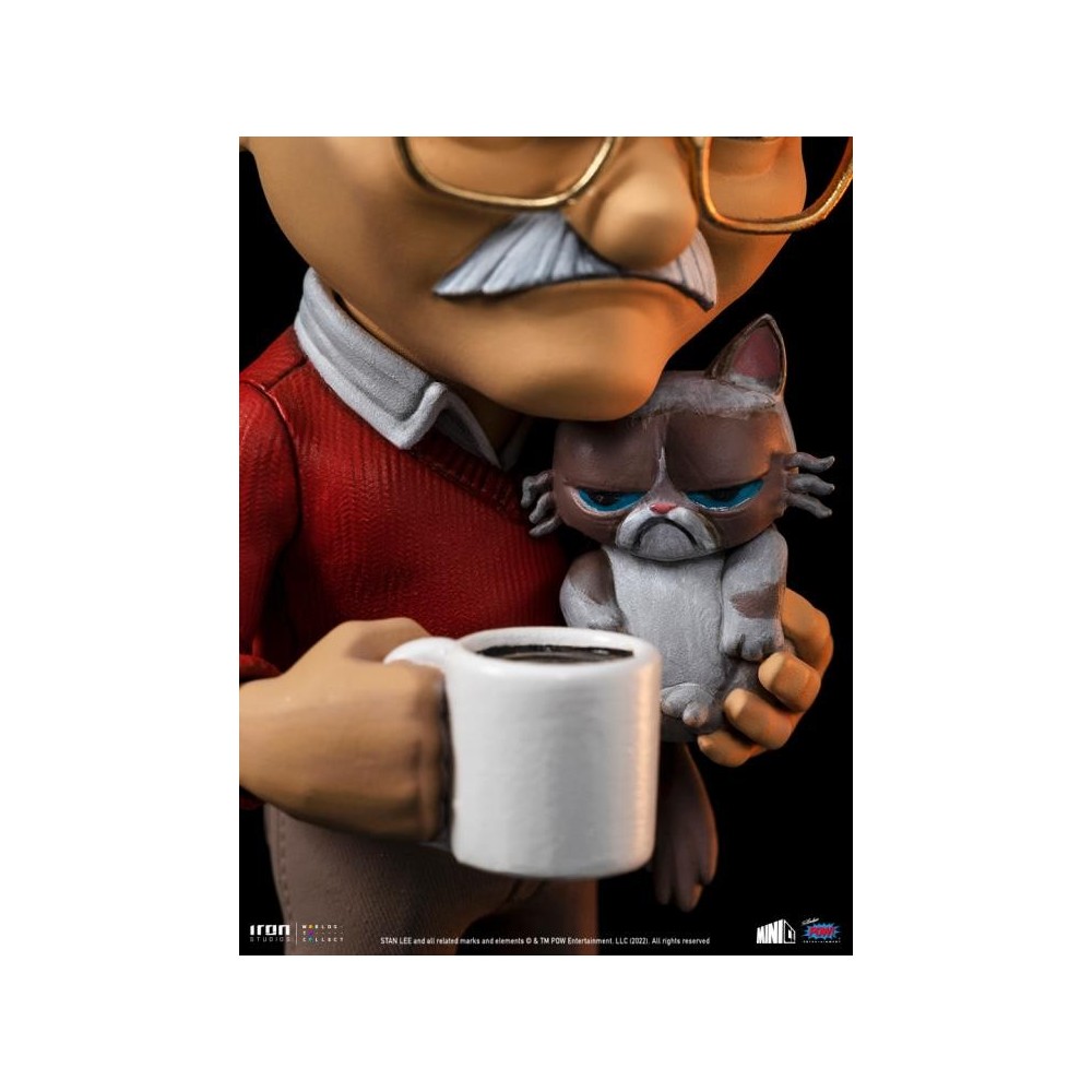 STAN LEE AND GRUMPY CAT MINICO FIGURE STATUA IRON STUDIOS
