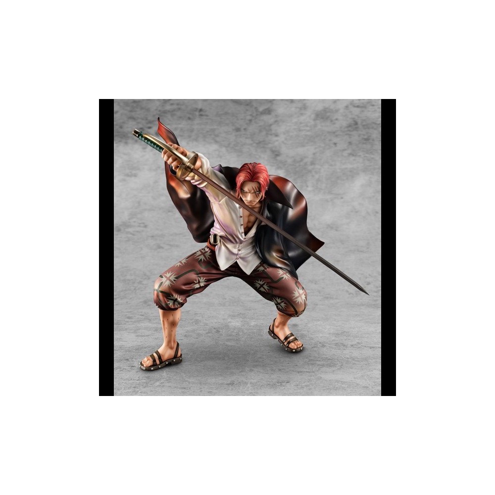 ONE PIECE P.O.P. RED HAIRED SHANKS STATUA FIGURE MEGAHOUSE