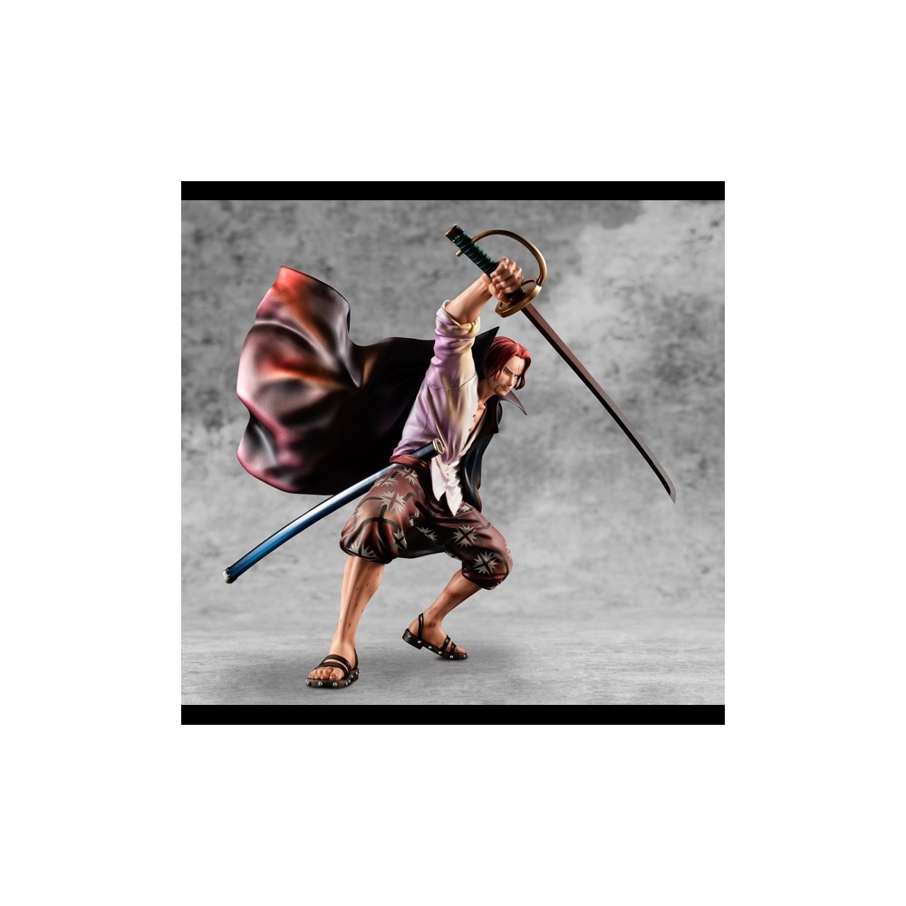 ONE PIECE P.O.P. RED HAIRED SHANKS STATUA FIGURE MEGAHOUSE