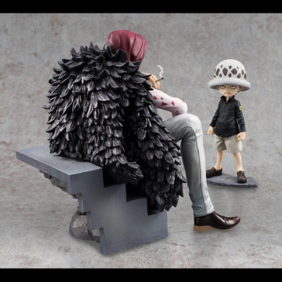 ONE PIECE P.O.P. LIMITED CORAZON AND LAW STATUA FIGURE MEGAHOUSE