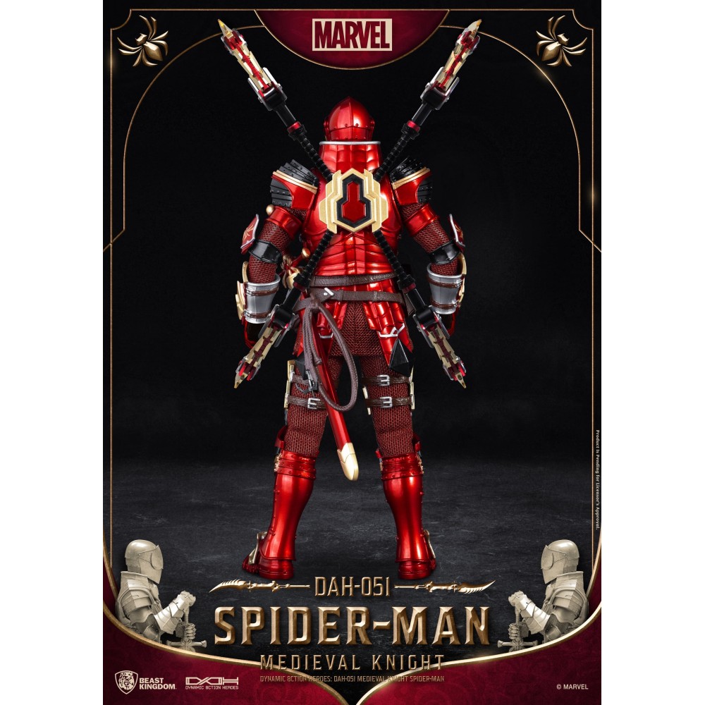 SPIDER-MAN MEDIEVAL KNIGHT DAH-051 ACTION FIGURE BEAST KINGDOM