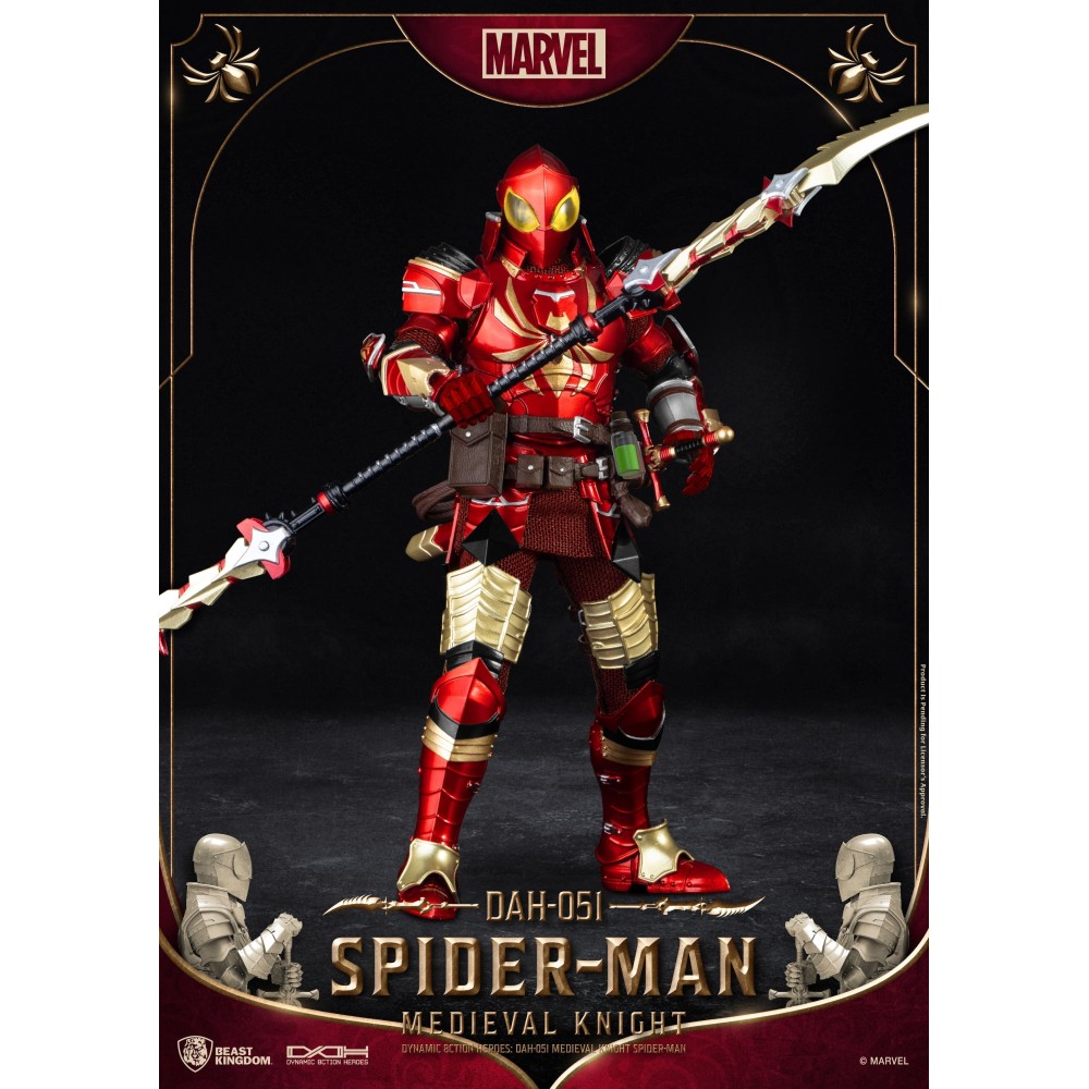 SPIDER-MAN MEDIEVAL KNIGHT DAH-051 ACTION FIGURE BEAST KINGDOM