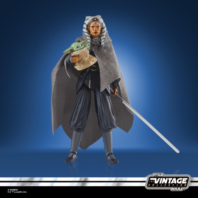 HASBRO STAR WARS THE VINTAGE COLLECTION AHSOKA TANO AND GROGU ACTION FIGURE